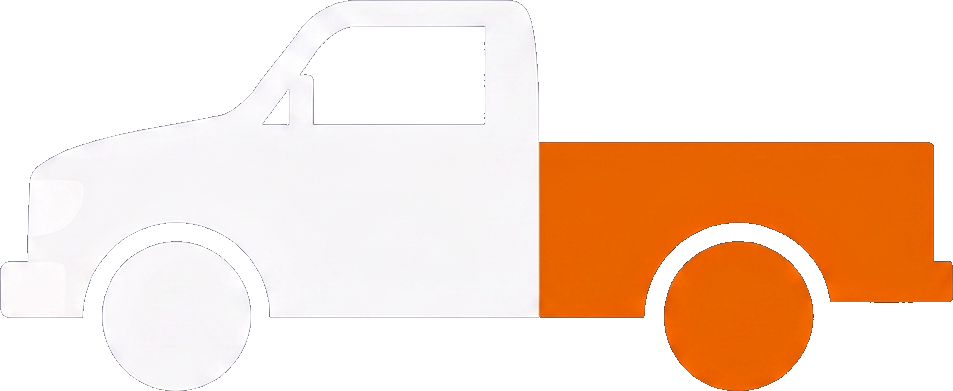 Truked pickup truck